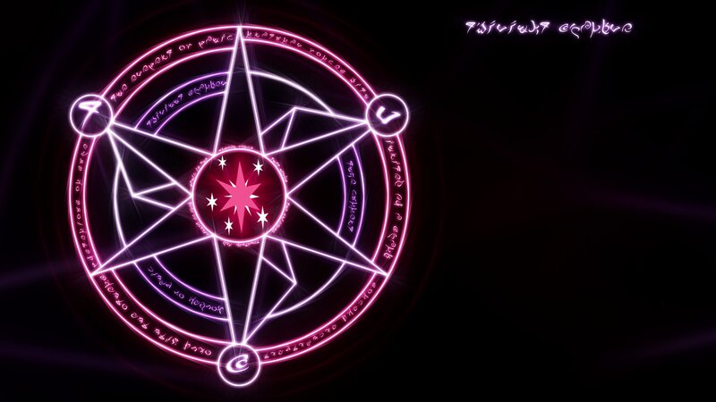 Glowing Magical Circle — Purple