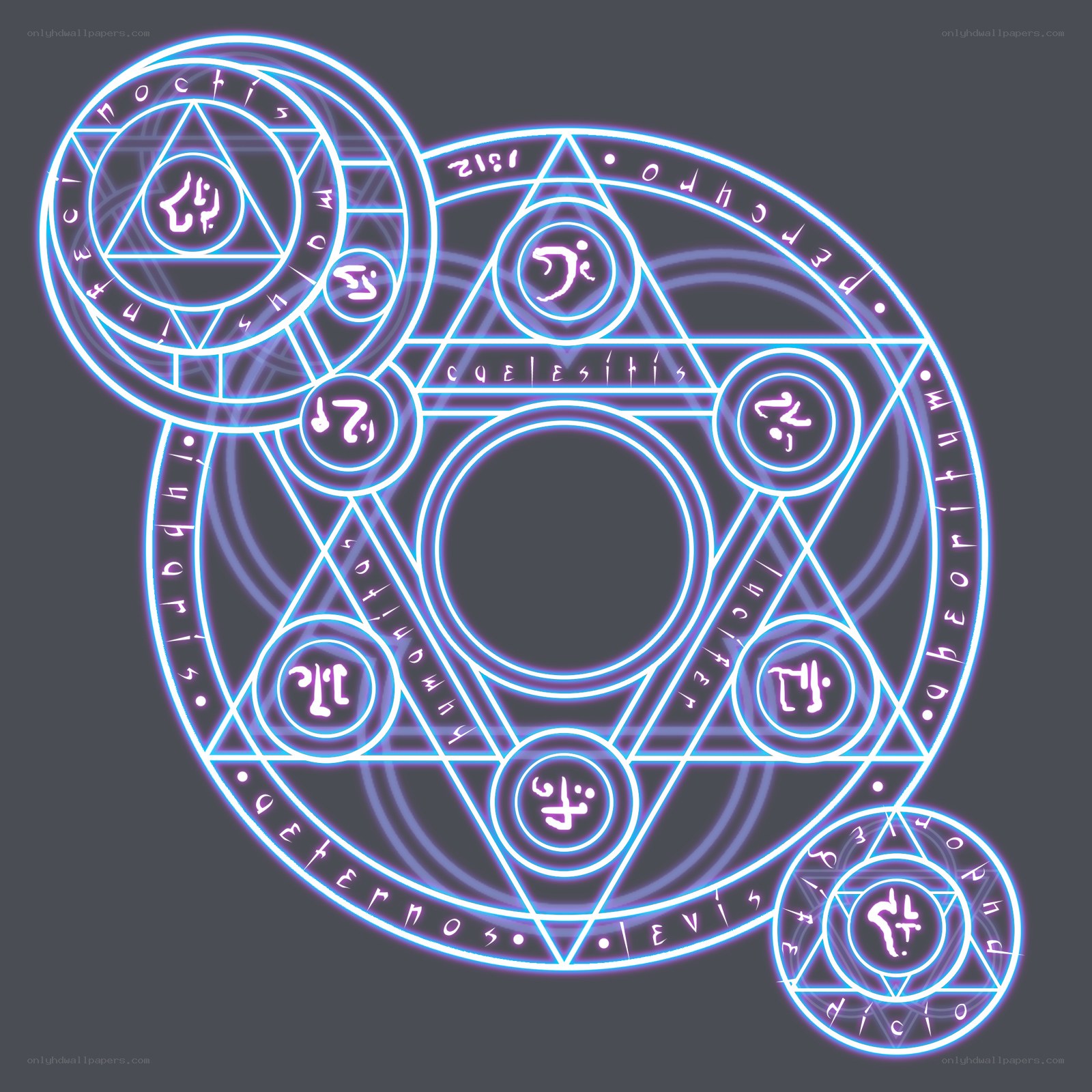 glowing magical sigil design