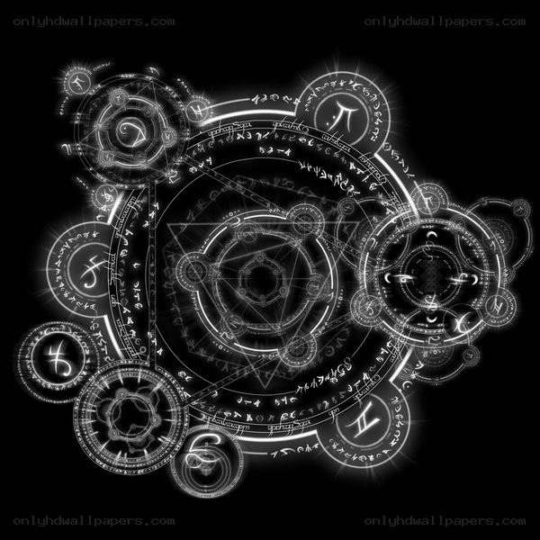 glowing magical sigils