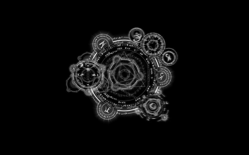 Glowing Magical Sigils — White