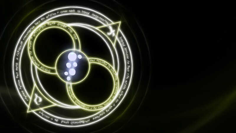 Glowing Magical Symbol — Black