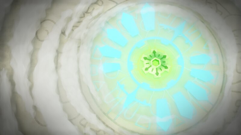 Glowing Magical Symbol — Green