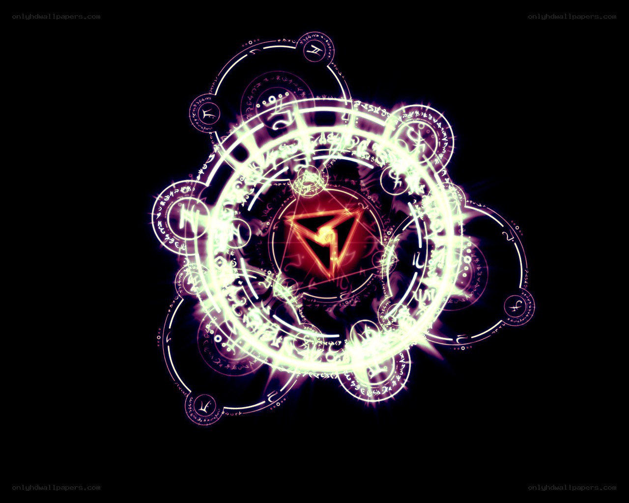 glowing magical symbol