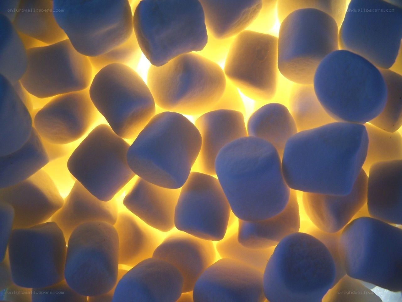 glowing marshmallows
