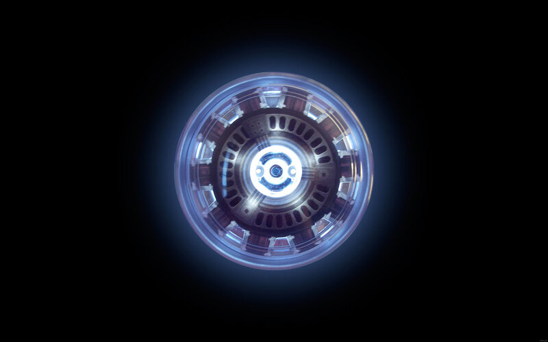 glowing mechanical ring