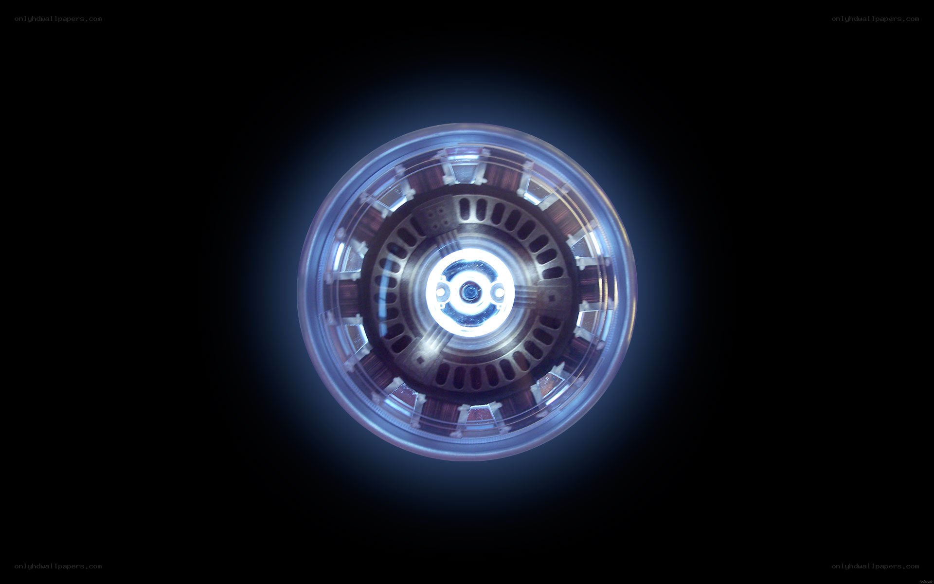 glowing mechanical ring