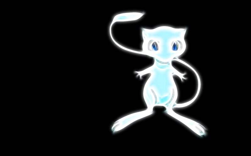 Glowing Mew Character