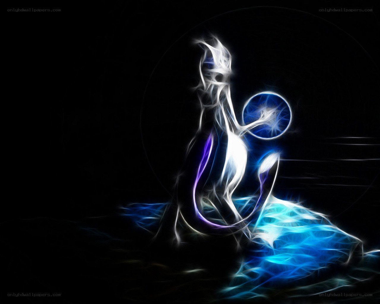 glowing mewtwo figure