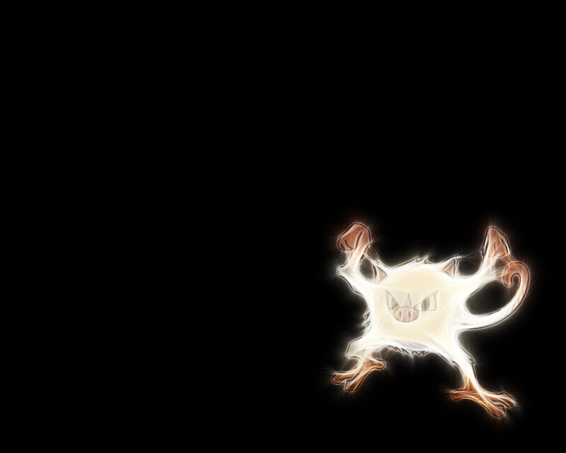 glowing monkey creature