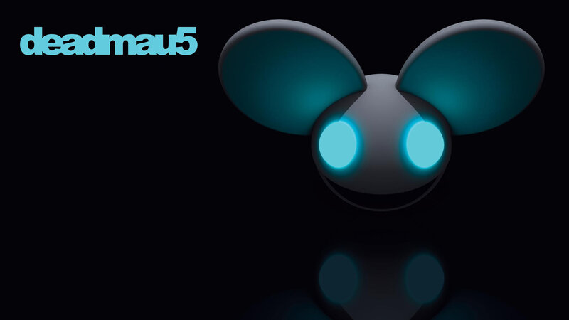Glowing Mouse Head — Black, Dark