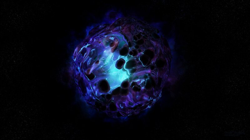 Glowing Nebula Sphere