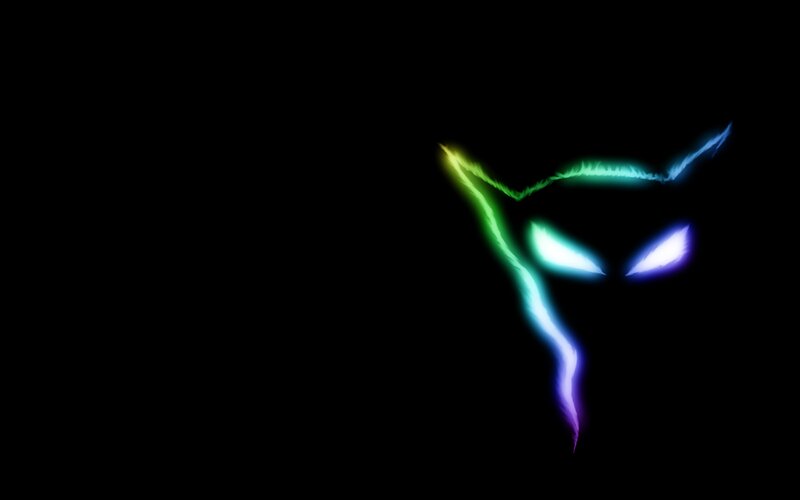 Glowing Neon Face