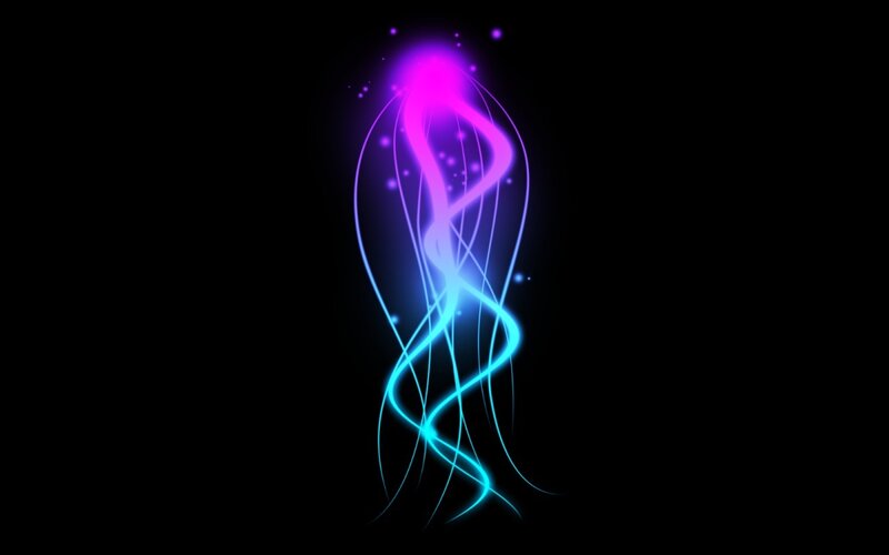 glowing neon light design