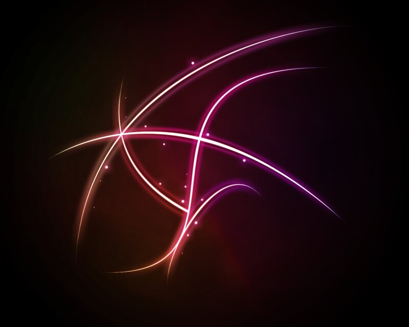 glowing neon light trails