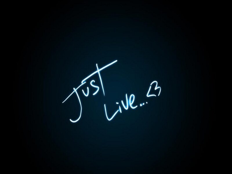 Glowing Neon Text — Blue