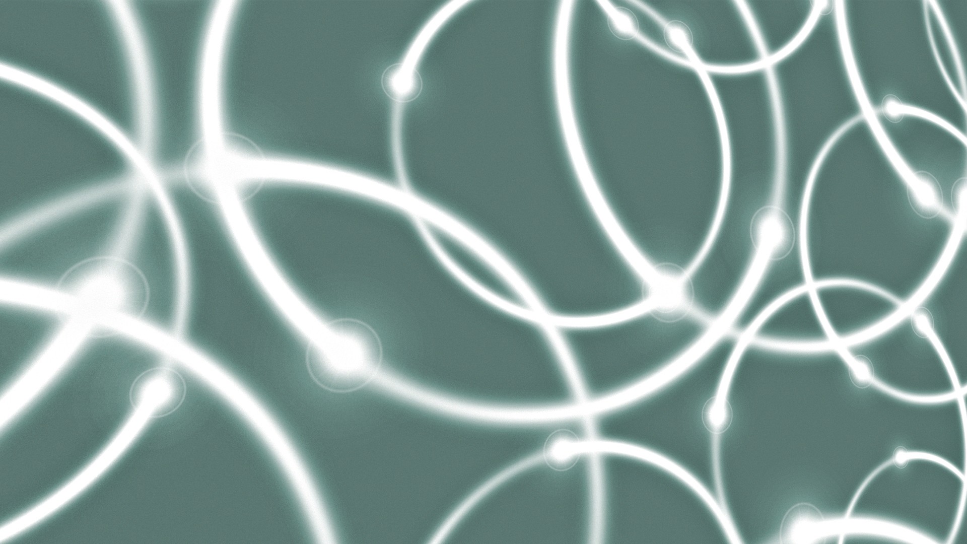 glowing network lines