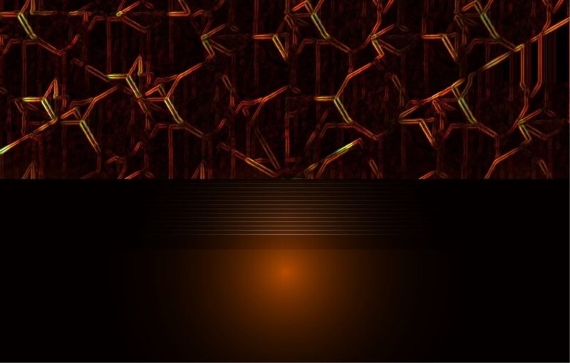Glowing Network Pattern