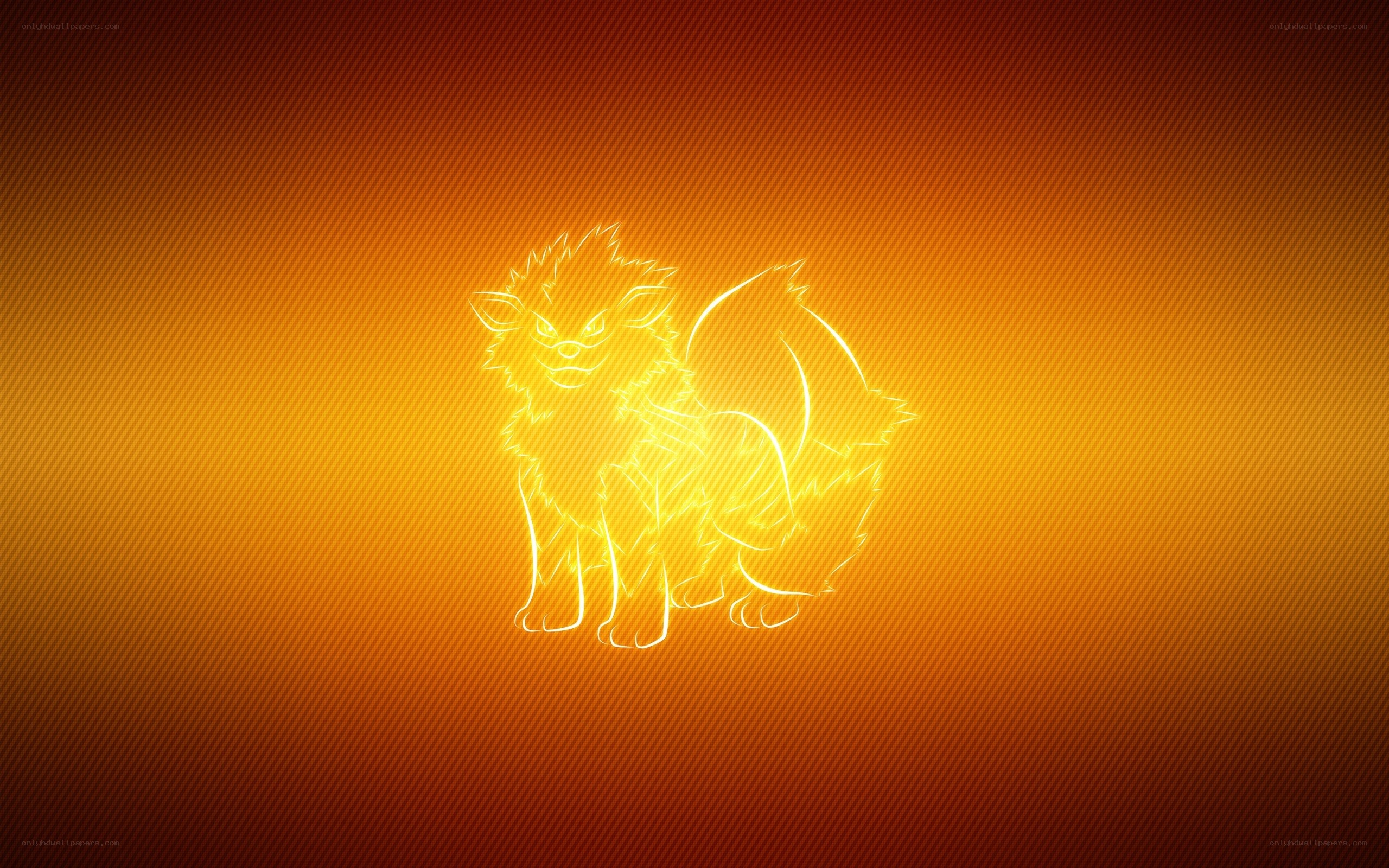 Glowing Ninetales outline