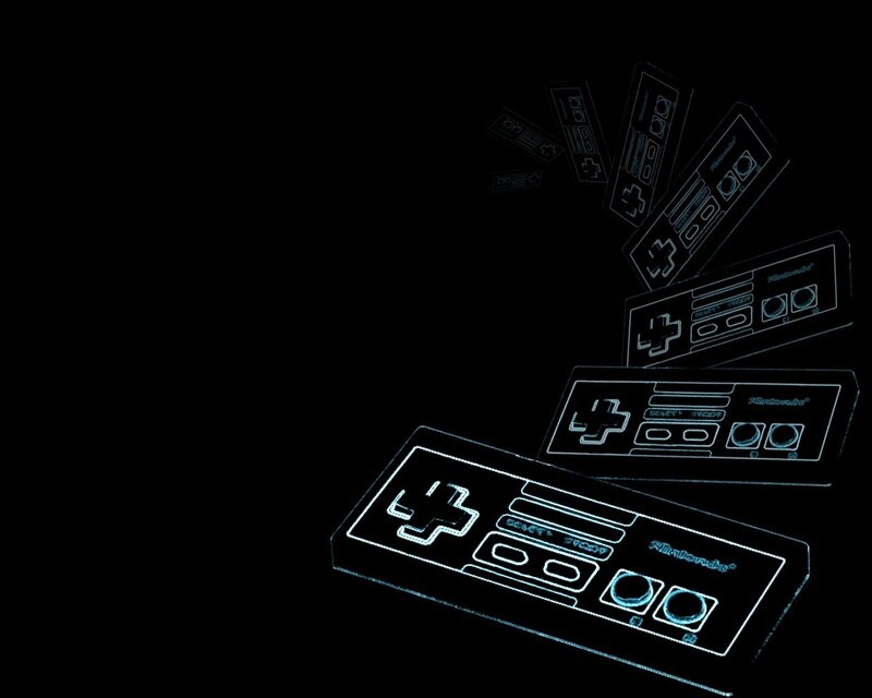 glowing nintendo controllers