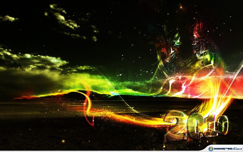 Glowing Number 2010