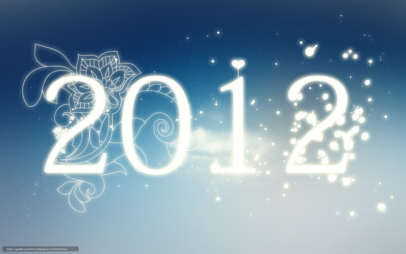 Glowing Numbers 2012 — Blue
