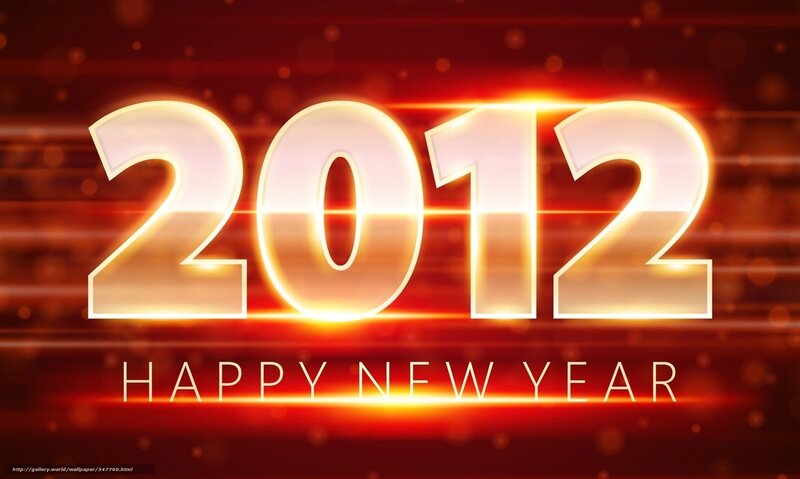 Glowing Numbers 2012 — Red, Celebratory