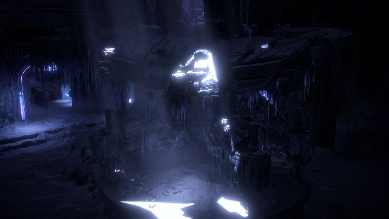Glowing Object in Cave