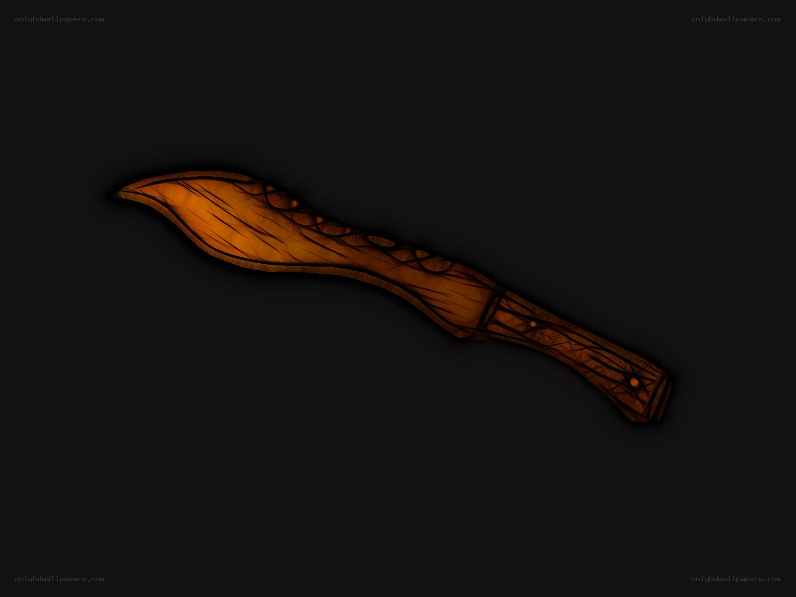 glowing orange blade