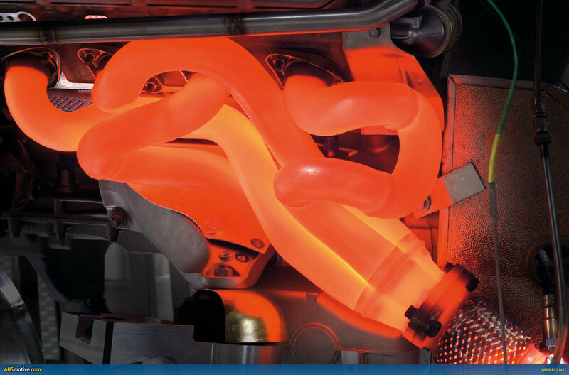 Glowing Orange Exhaust Pipes