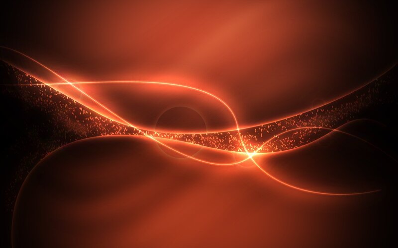 Glowing Orange Light Lines — Dynamic