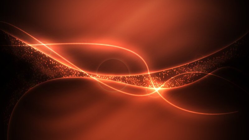 Glowing Orange Lines — Dynamic