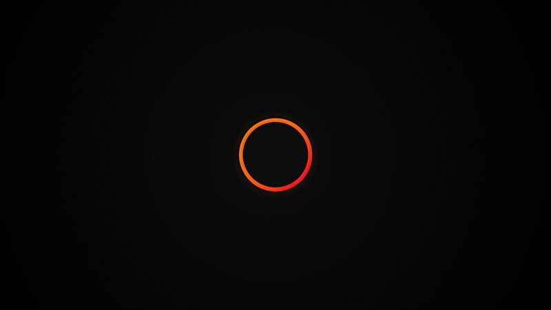Glowing Orange Ring