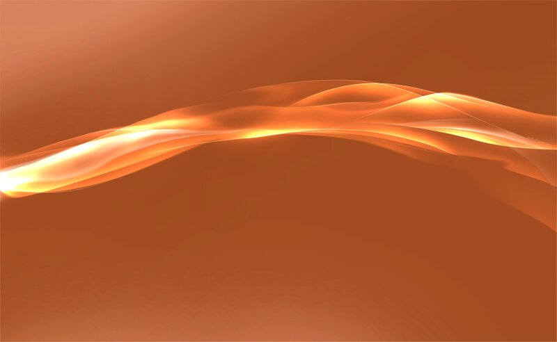 Glowing Orange Waves — Calm