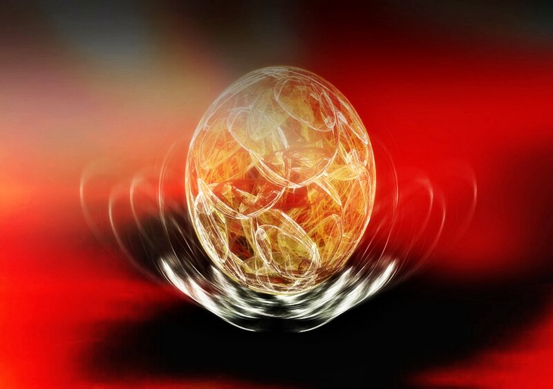 Glowing Orb with Energy