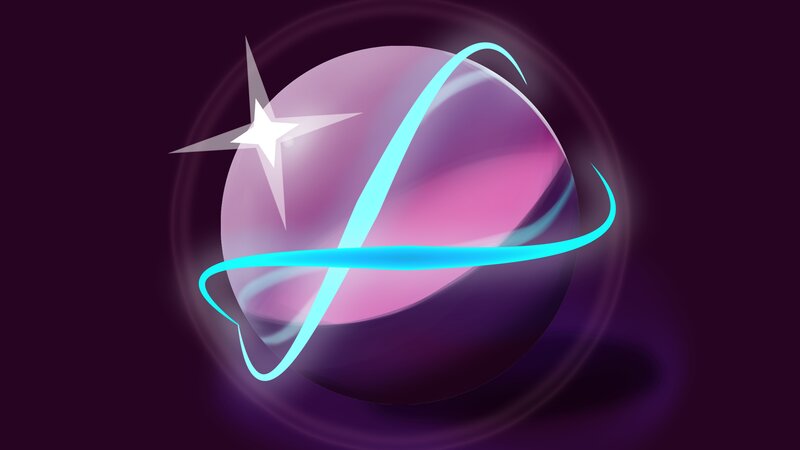 Glowing Orb with Star