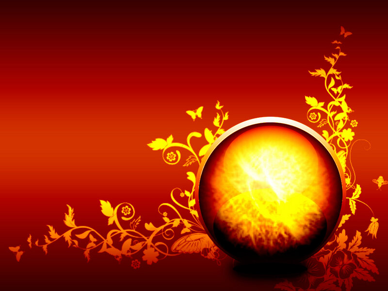 Glowing Orb with Vines