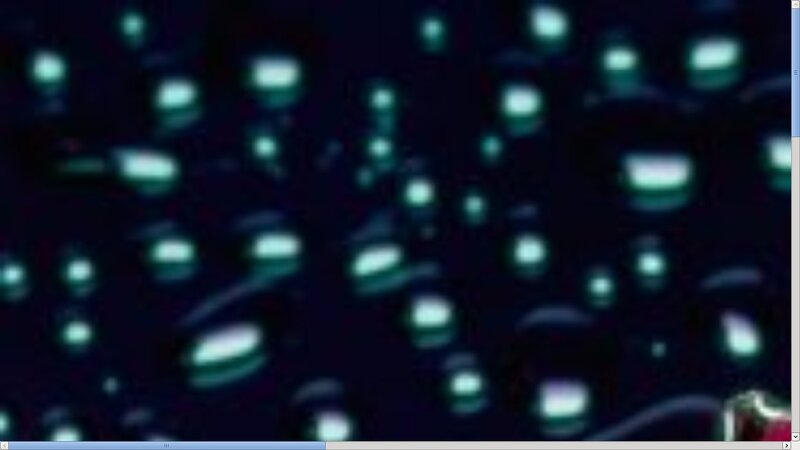 Glowing Orbs in Dark Space — Black