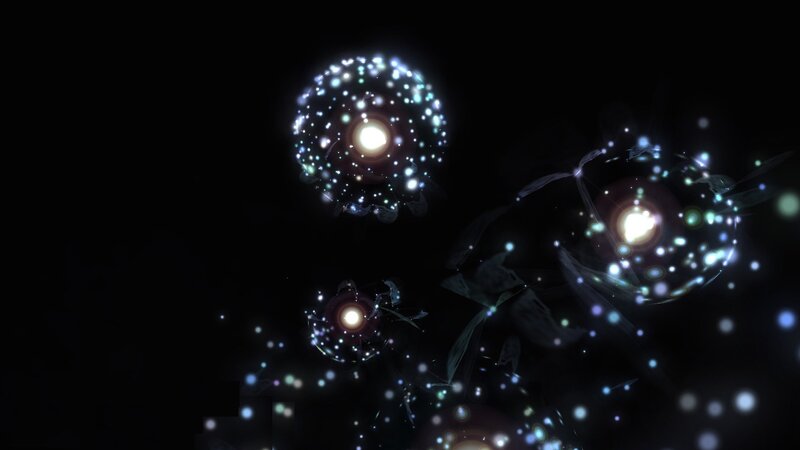 Glowing Orbs in Space