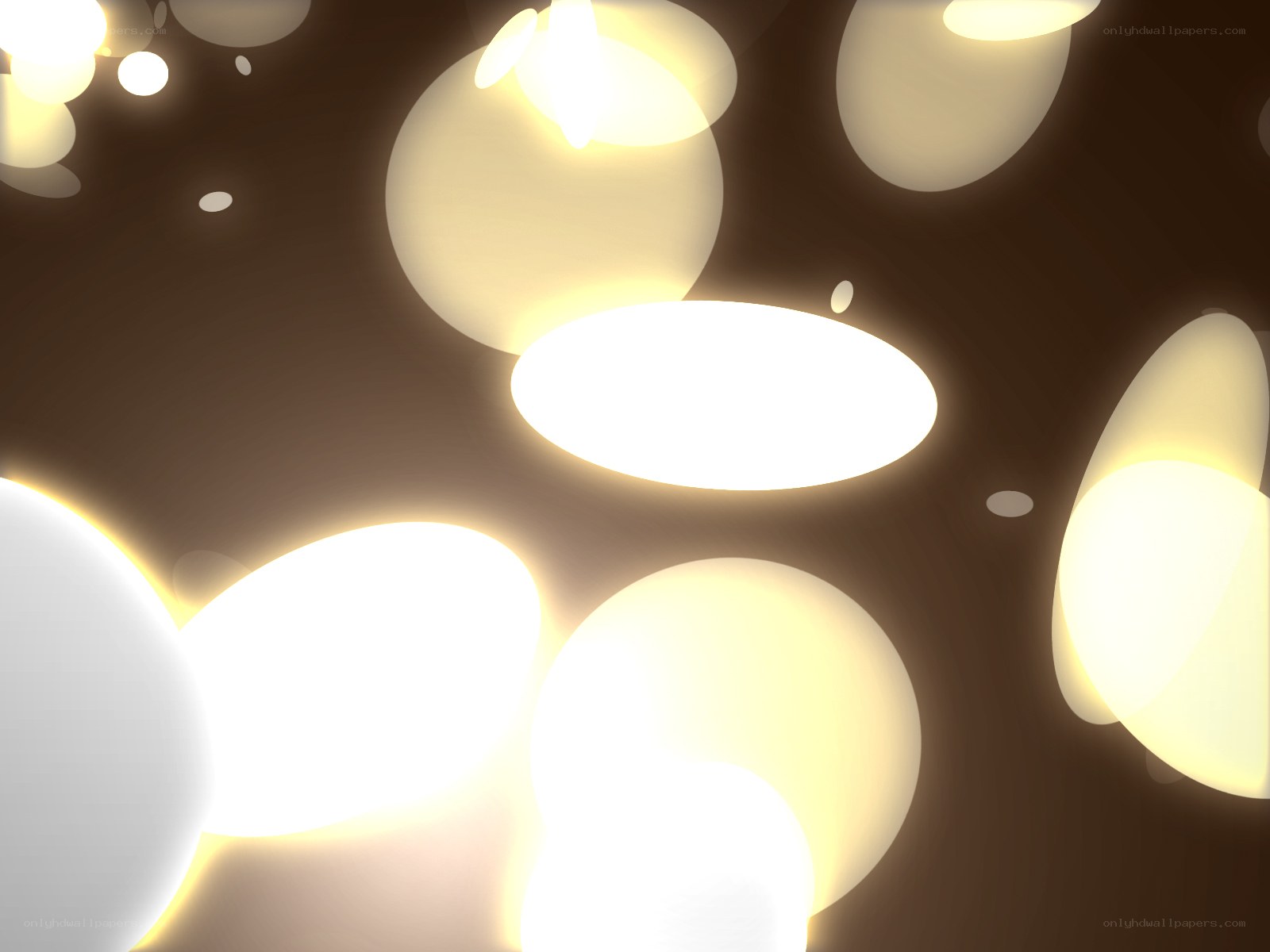 glowing orbs on dark background
