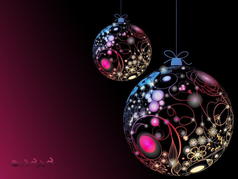 Glowing Ornament Balls