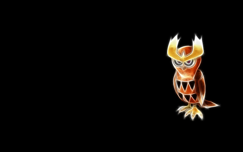 glowing owlet character