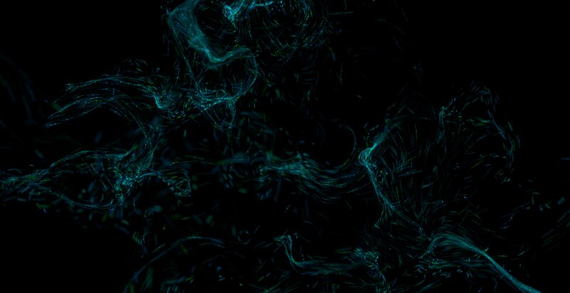 Glowing Particle Streams
