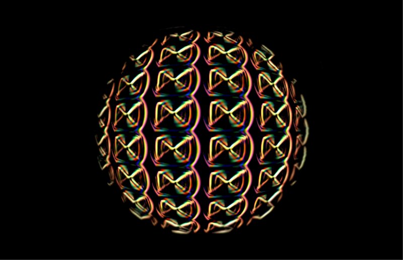 Glowing Patterned Sphere