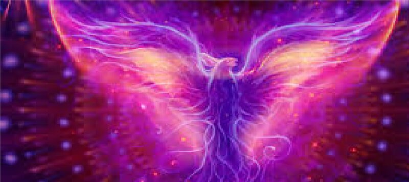 Glowing Phoenix Figure