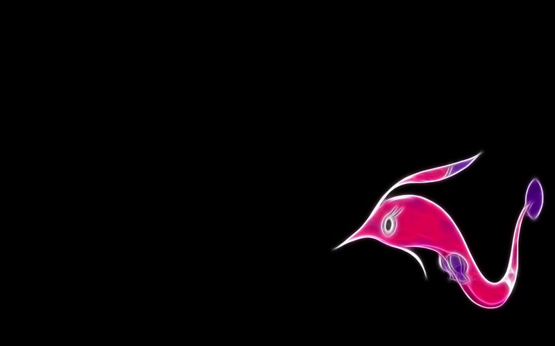 Glowing Pink Bird