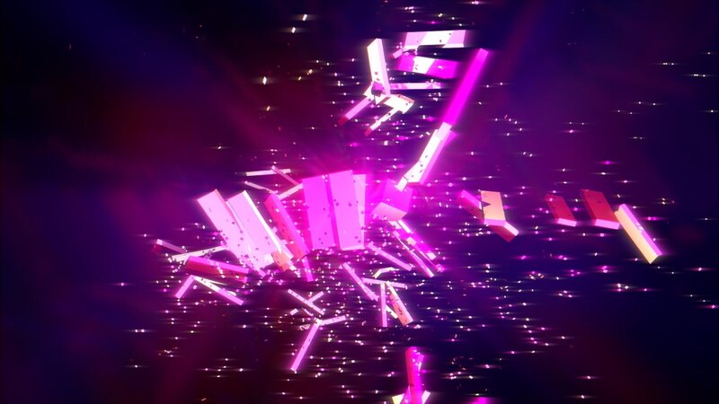 Glowing Pink Blocks