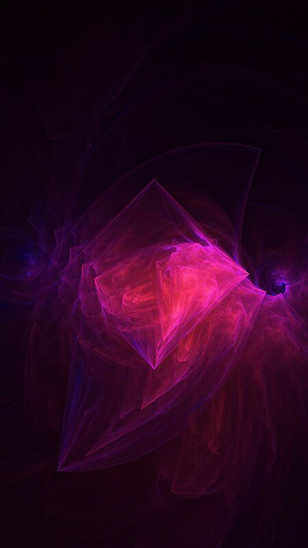 Glowing Pink Crystal