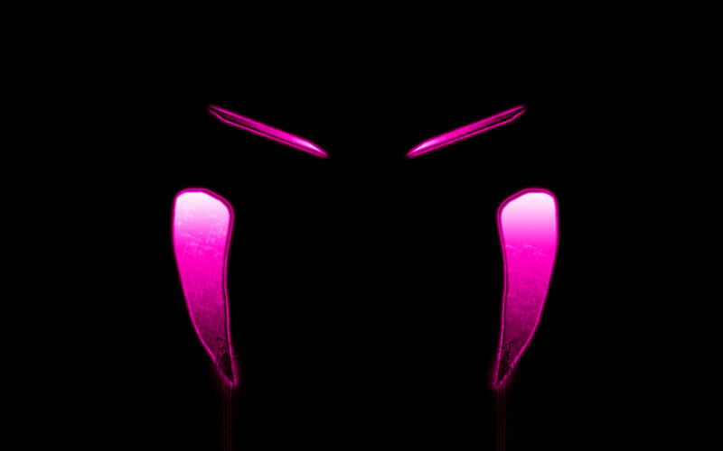 Glowing Pink Fangs