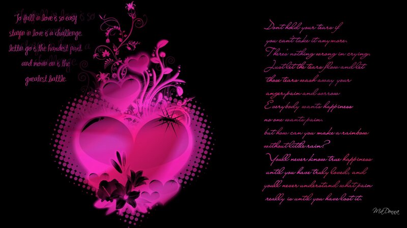 Glowing Pink Heart — Melancholic