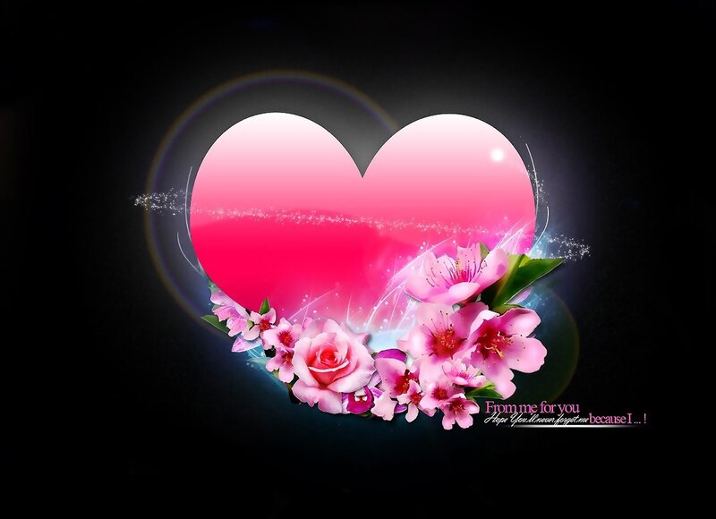 Glowing Pink Heart — Romantic